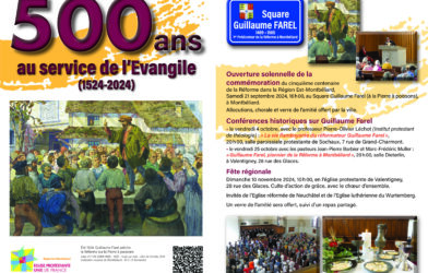 500 ans de la Réforme en Région Est-Montbéliard