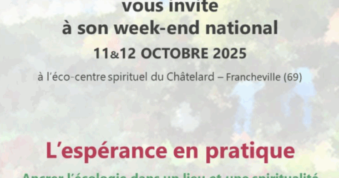 Week-end national « Espérer pour le vivant »