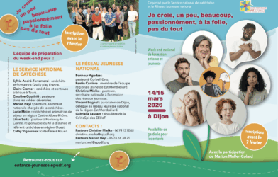 Week-end national de formation enfance et jeunesse du 14 au 15 mars 2026 à Dijon: