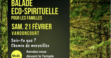 Balade éco-spirituelle pour les familles à Vandoncourt