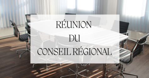 Réunion du Conseil régional